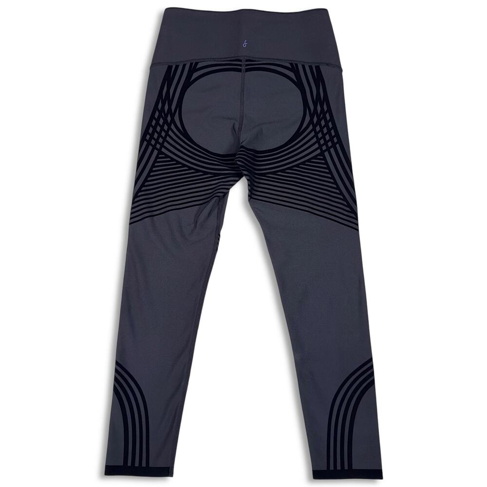 FANKA Body Sculpt 7/8 Leggings M Black High Rise Reversible Compression Yoga - Picture 2 of 14